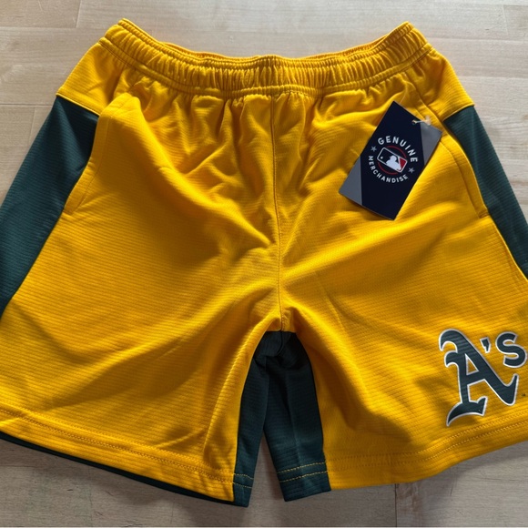 Athletics 7th Inning Stretch Shorts - Gold - Picture 1 of 6